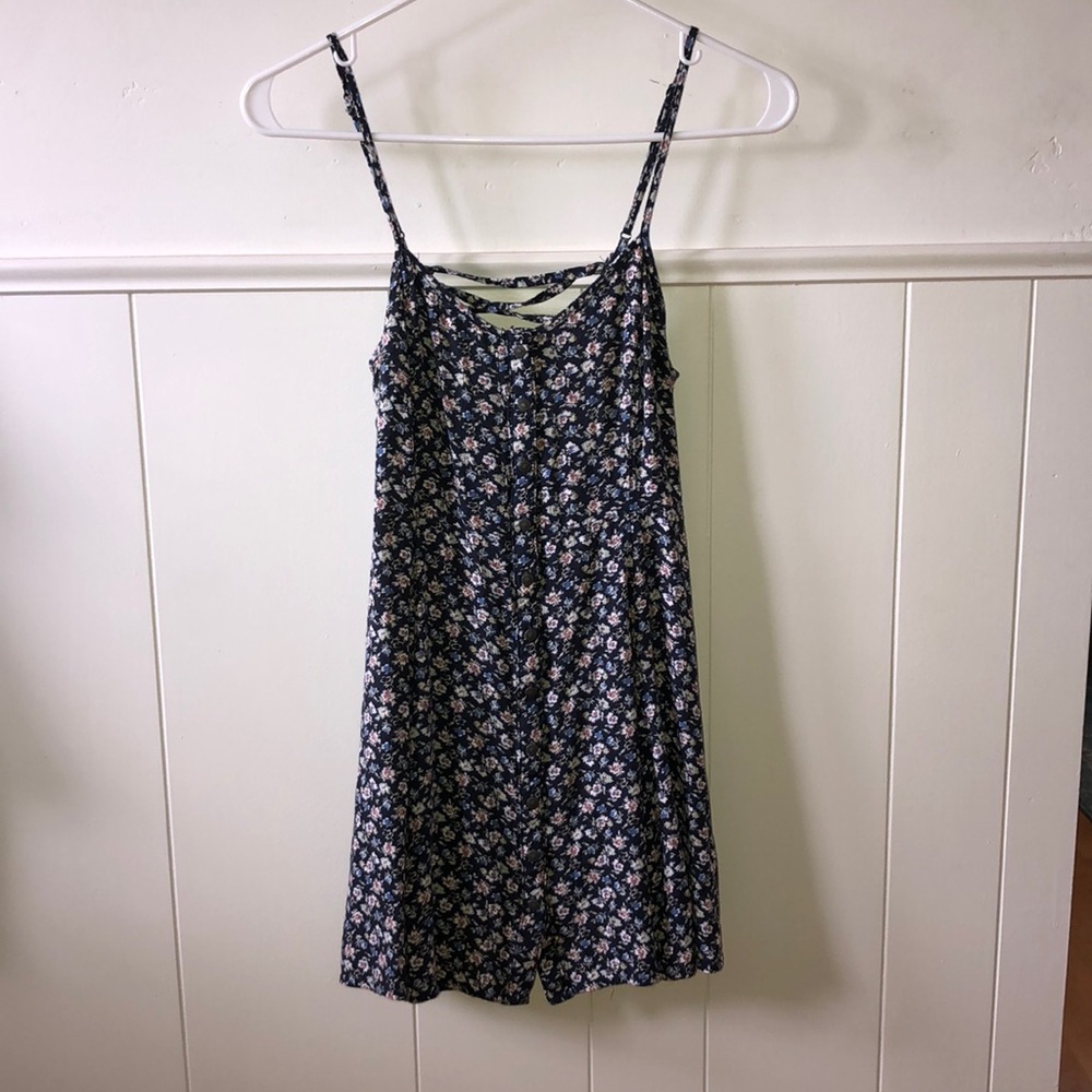 American Eagle sundress with criss cross back